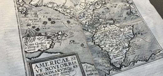 Jean Matal’s atlas from 1600: America, sive Novus orbis, tabulis æneis delineatus. I. Matalius. Image credit: Bodleian Library, Oxford, H 7.2(3) Art.